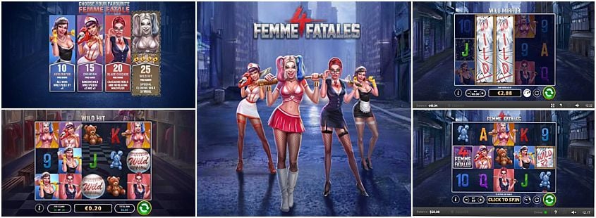 4 Femme Fatales Slots